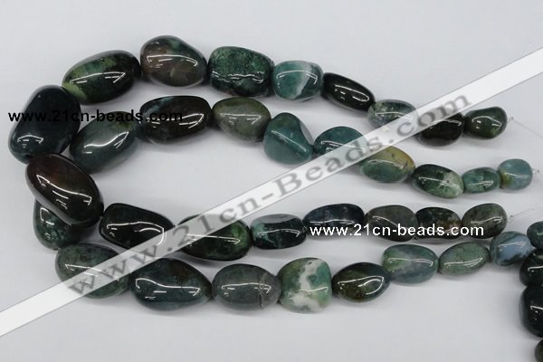 CNG53 15.5 inches 12*18mm - 24*30mm nuggets grass agate beads