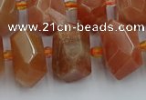 CNG5302 15.5 inches 12*16mm - 15*20mm faceted nuggets moonstone beads