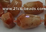 CNG5305 15.5 inches 12*16mm - 15*20mm faceted nuggets moonstone beads