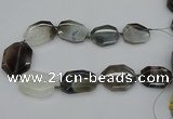 CNG5311 15.5 inches 20*30mm - 35*45mm freeform agate beads