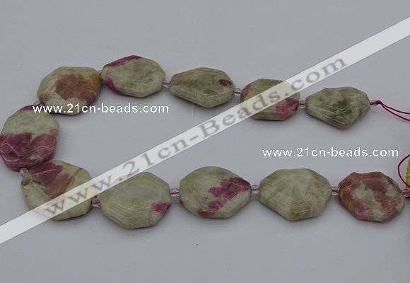 CNG5312 15.5 inches 20*30mm - 35*45mm freeform tourmaline beads