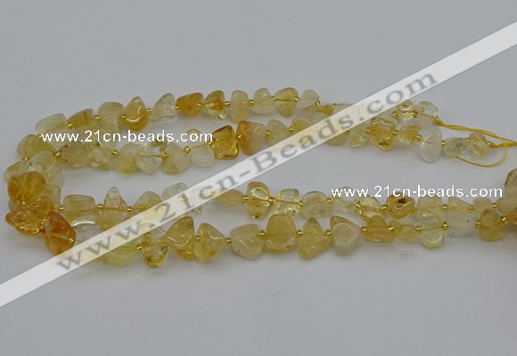 CNG5331 15.5 inches 6*8mm - 13*18mm nuggets citrine beads