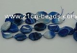 CNG5347 15.5 inches 25*35mm - 30*40mm faceted freeform agate beads