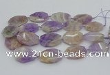 CNG5357 20*30mm - 35*45mm faceted freeform lavender amethyst beads