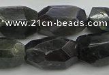 CNG5389 15.5 inches 12*16mm - 15*25mm faceted nuggets labradorite beads