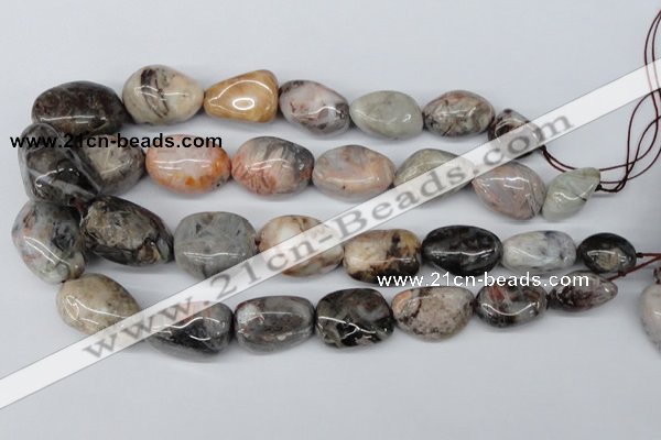 CNG54 15.5 inches 16*20mm - 25*35mm nuggets agate gemstone beads