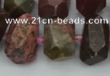 CNG5400 15.5 inches 12*16mm - 15*20mm faceted nuggets rhodochrosite beads