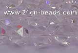 CNG5473 15.5 inches 10mm faceted nuggets white crystal beads