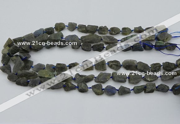 CNG5528 15.5 inches 10*14mm - 15*20mm nuggets labradorite beads