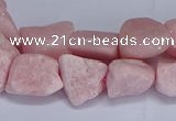 CNG5536 15.5 inches 10*14mm - 12*16mm nuggets Chinese pink opal beads