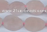 CNG5560 15.5 inches 12*16mm - 18*22mm freeform rose quartz beads