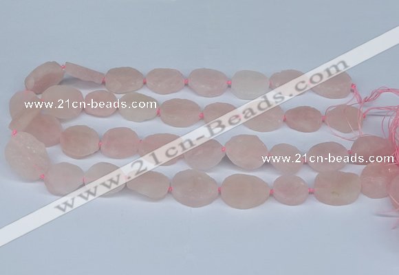 CNG5560 15.5 inches 12*16mm - 18*22mm freeform rose quartz beads