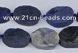 CNG5564 15.5 inches 12*16mm - 18*22mm freeform blue dumortierite beads