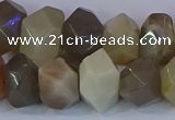 CNG5581 15.5 inches 10*14mm - 13*18mm faceted nuggets moonstone beads