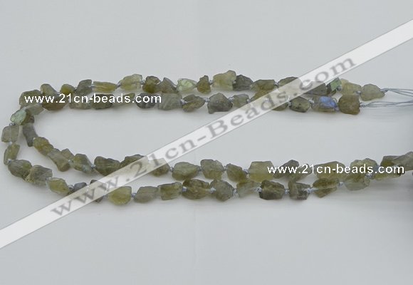 CNG5620 6*9mm - 10*16mm nuggets labradorite gemstone beads