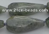 CNG5642 15.5 inches 15*35mm - 18*45mm faceted teardrop labradorite beads