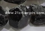 CNG565 15.5 inches 16*20mm faceted nuggets smoky quartz beads