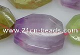 CNG5688 20*30mm - 35*45mm faceted freeform mixed quartz beads