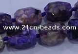 CNG5710 15.5 inches 12*16mm - 13*18mm faceted nuggets charoite beads