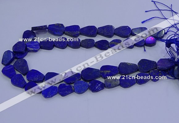 CNG5716 15.5 inches 12*16mm - 15*20mm freeform lapis lazuli beads