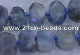 CNG5718 15.5 inches 10*14mm - 13*18mm faceted nuggets aquamarine beads