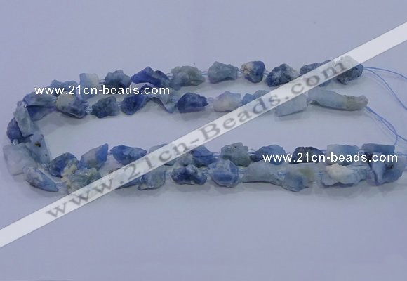 CNG5725 10*14mm - 12*16mm nuggets aquamarine beads wholesale