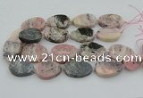 CNG5748 15.5 inches 25*35mm - 30*40mm freeform pink opal beads