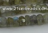 CNG5751 15.5 inches 5*7mm faceted nuggets labradorite beads