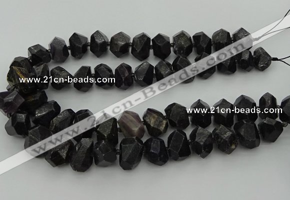 CNG5760 15.5 inches 12*16mm - 15*20mm faceted nuggets charoite beads