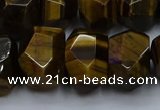 CNG5771 12*16mm - 13*18mm faceted nuggets yellow tiger eye beads