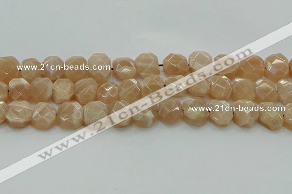 CNG5872 15.5 inches 8*12mm - 12*16mm faceted freeform moonstone beads