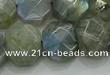 CNG5874 15.5 inches 8*12mm - 12*16mm faceted freeform labradorite beads