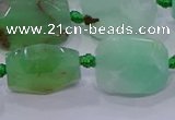 CNG5898 10*14mm - 12*16mm faceted freeform Australia chrysoprase beads