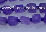 CNG5902 15.5 inches 4*6mm - 6*10mm nuggets rough amethyst beads