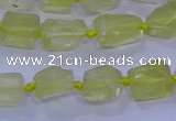 CNG5903 15.5 inches 4*6mm - 6*10mm nuggets rough lemon quartz beads