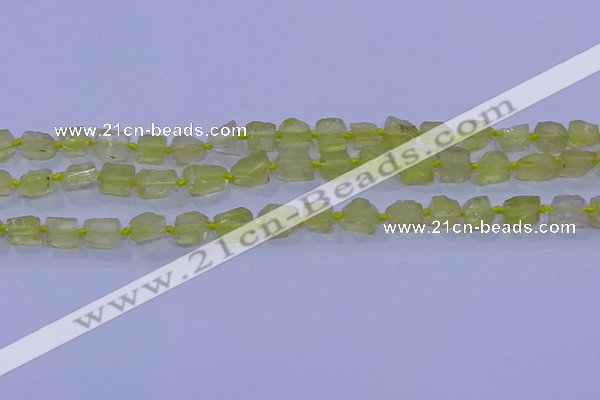 CNG5903 15.5 inches 4*6mm - 6*10mm nuggets rough lemon quartz beads