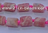 CNG5914 15.5 inches 4*6mm - 6*10mm nuggets rough rhodochrosite beads