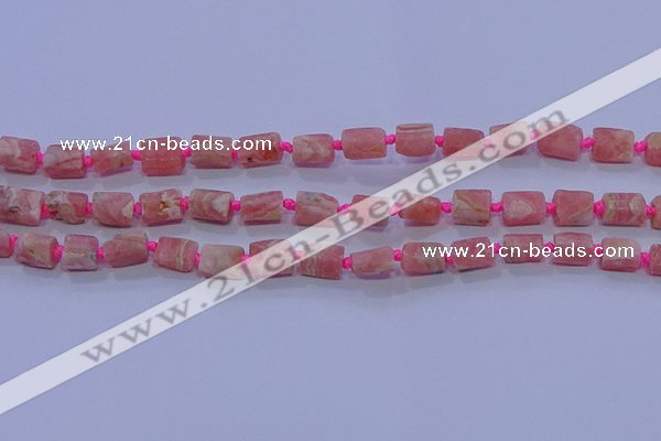 CNG5914 15.5 inches 4*6mm - 6*10mm nuggets rough rhodochrosite beads