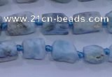 CNG5915 15.5 inches 4*6mm - 6*10mm nuggets rough larimar beads