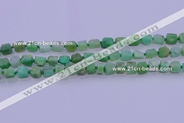 CNG5916 4*6mm - 6*10mm nuggets rough Australia chrysoprase beads