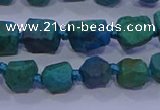 CNG5917 15.5 inches 4*6mm - 6*10mm nuggets rough chrysocolla beads