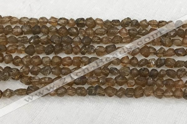 CNG5919 15.5 inches 4mm - 5mm nuggets natural rough zircon beads