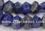 CNG5928 15.5 inches 10*14mm - 13*18mm faceted nuggets sodalite beads