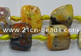 CNG6001 15.5 inches 12*16mm - 15*18mm nuggets agate beads