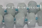 CNG6010 15.5 inches 10*14mm - 12*16mm faceted nuggets white jade beads