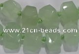 CNG6017 15.5 inches 10*14mm - 12*16mm faceted nuggets white jade beads