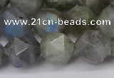 CNG6038 15.5 inches 12mm faceted nuggets labradorite beads