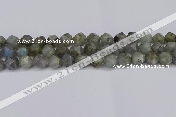 CNG6038 15.5 inches 12mm faceted nuggets labradorite beads