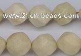 CNG6049 15.5 inches 12mm faceted nuggets jasper beads