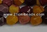 CNG6182 15.5 inches 10mm faceted nuggets mookaite gemstone beads